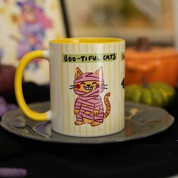 Halloween Cat Mug – Cute Spooky Cat Design, 2 of 7