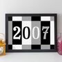 18th Birthday Print Or Card Personalised Gift 2007, thumbnail 11 of 12