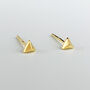 Sterling Silver Tiny Spike Stud Earrings, thumbnail 5 of 6