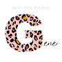 Happy Birthday Initial Leopard Print Greeting Card, thumbnail 7 of 12