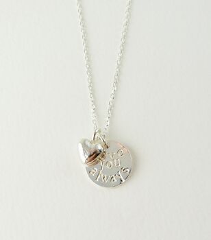 Love You Always Necklace, 5 of 10