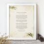 Use Your Own Words Personalised Floral Poem Print, thumbnail 5 of 7