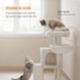 96cm Cat Tree Tower Light Grey With Side Slope, thumbnail 8 of 9