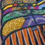 African Print Oven Gloves | Black Orange Doyin Print, thumbnail 3 of 6