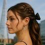 Sterling Silver Spring Hoop Earrings, thumbnail 1 of 6