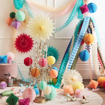 Pastel Honeycomb Decoration Kit, 2 of 3