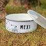 Personalised Camping Dog Bowl With Lid, thumbnail 2 of 2