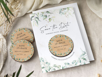 Save The Date Wedding Cards With Magnet, 4 of 9