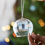 Personalised Photo Dome Glass Bauble, thumbnail 5 of 7