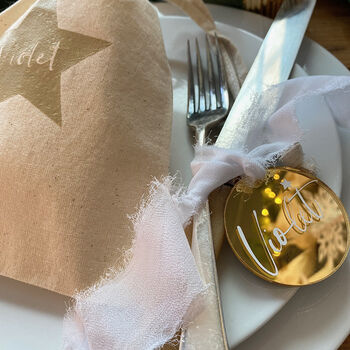 Personalised Christmas Table Place Setting Tag, 5 of 6