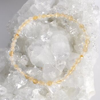 Birthstone Crystal Bracelet Gift November Citrine, 3 of 4