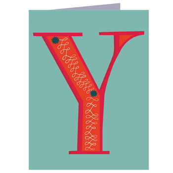 Mini Y Alphabet Card, 2 of 5