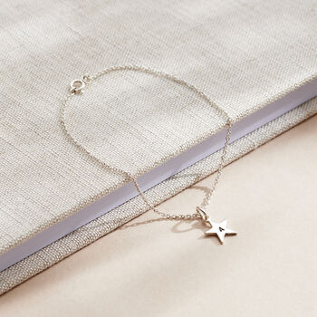 Personalised Initial Star Charm Bracelet, 8 of 10