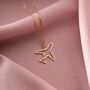 'Let's Fly Away' Aeroplane Necklace, thumbnail 6 of 9