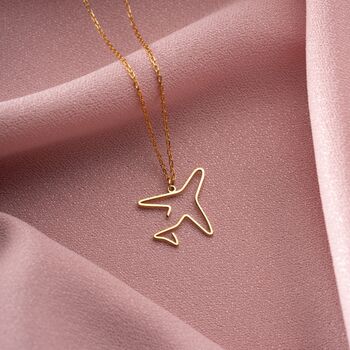 'Let's Fly Away' Aeroplane Necklace, 6 of 9