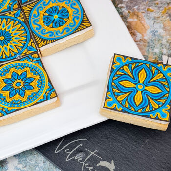 Moroccan Mosaic Biscuit Gift Box, Nine Pieces, 2 of 9