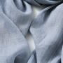 Simple Large Cotton Linen Shawl Scarf Coverup, thumbnail 3 of 10