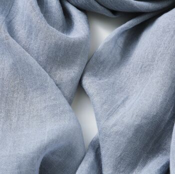 Simple Large Cotton Linen Shawl Scarf Coverup, 3 of 10