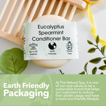 Eucalyptus Spearmint Conditioner Bar For All Hair Types, 7 of 10