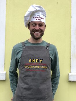 Sourdough King / Queen Personalised Chef Apron, 3 of 6