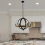 Six Light Candle Style Chandelier, thumbnail 1 of 8
