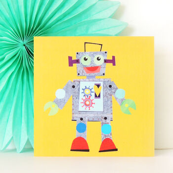 Robot Greetings Card, 3 of 5