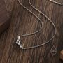 Sterling Silver Cz Constellation Necklace, thumbnail 6 of 10