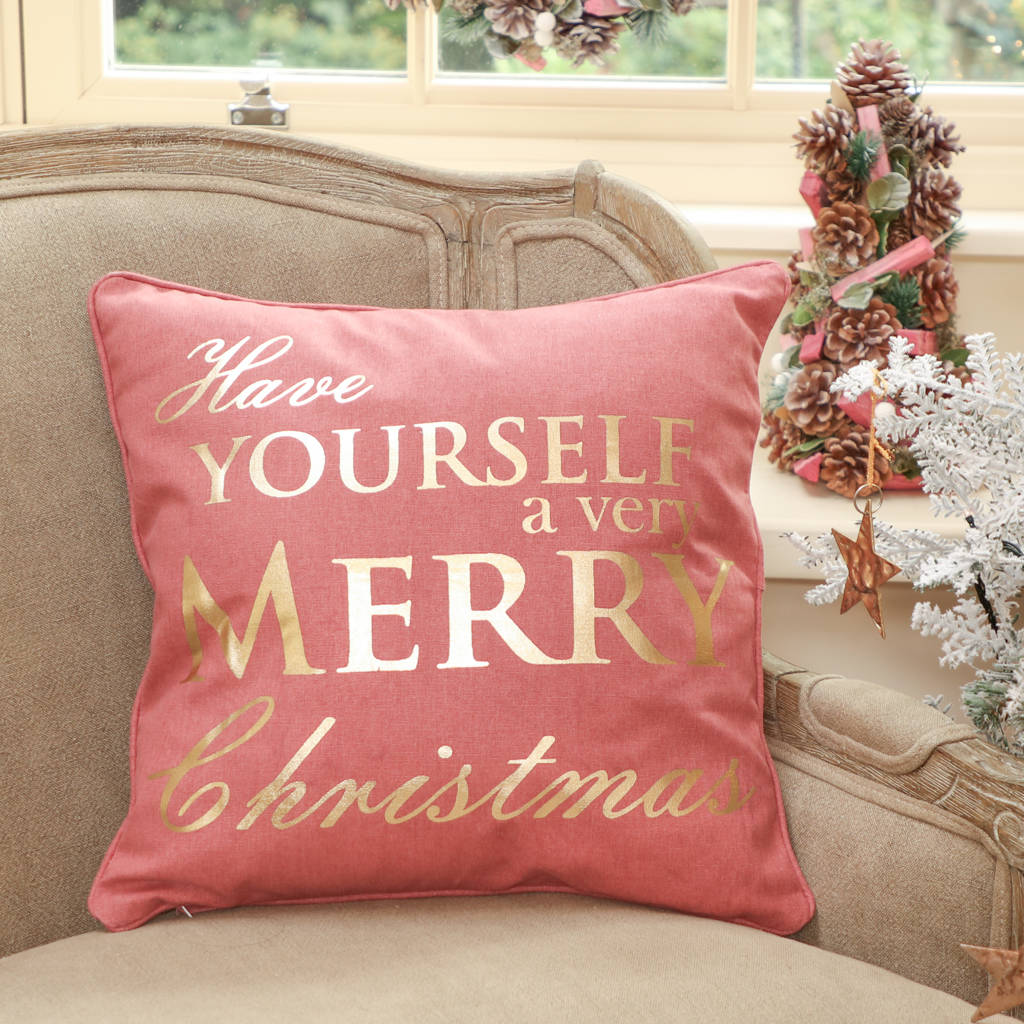 Luxury Merry Christmas Cushion Collection By Dibor
