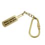 Personalized Brass Cricket Bat Keyring, thumbnail 2 of 9