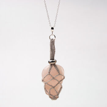 Interchangeable Crystal Pouch Necklace, 9 of 12