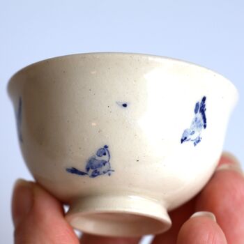 Handpainted Birds And Bug Teacup, 5 of 7