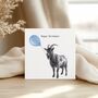 Birthday Goat Greeting Card, thumbnail 3 of 6