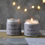 Personalised 'Light Of My Life' Candle, thumbnail 2 of 2