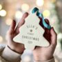 Personalised Baby’s First Christmas Tree Decoration, thumbnail 3 of 3