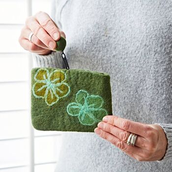 Felted Flower Purse, 5 of 8