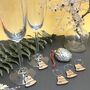 Personalised Christmas Bells Wine Glass Charms, thumbnail 6 of 7