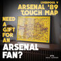 Arsenal Infographic Football Art Print, thumbnail 1 of 3