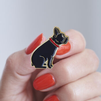 French Bulldog Christmas Dog Pin, 3 of 3