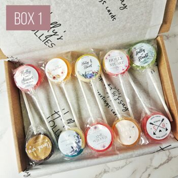 Alcoholic Wedding Favour Lollipops Sample Box, 2 of 5