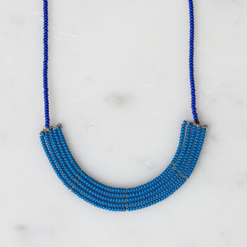 Lapa Beaded Necklace, Beadworks Kenya Jewellery, 9 of 9