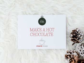 Personalised Family Advent Calendar Countdown To Christmas, 3 of 8
