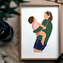 Mother's Day Portrait Illustration, thumbnail 5 of 5