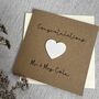 Personalised Wooden Heart Wedding Card, thumbnail 2 of 3