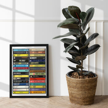 54th Birthday Personalised Print Music From 1972, 8 of 9