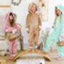 Girls Pink Bunny Rabbit Onesie Children's, thumbnail 3 of 5