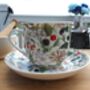 Large Cup And Saucer In Hedgerow Bramble Design, thumbnail 4 of 12