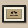 Personalised Cat And Dog Breed Print For Two Pets, thumbnail 5 of 12