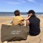 Dad's Need Bags Too Embroidered Oversized Canvas Tote Bag Dad Gift, thumbnail 2 of 6