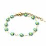 Turquoise Daisy Sun Flower Charms Summer Bracelet, thumbnail 4 of 7