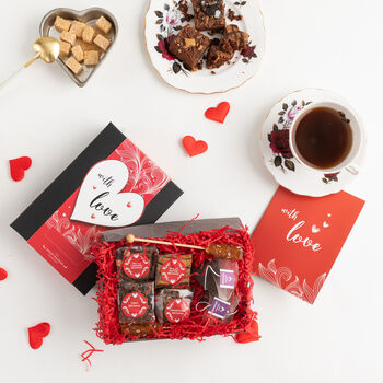 'With Love' Afternoon Tea For Two Valentine's Gift, 2 of 7